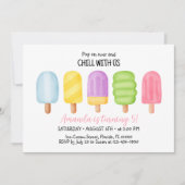 Zomer ijsijsje Verjaardagsfeest Kaart (Voorkant)