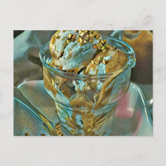 Zomer ijsje briefkaart (Voorkant)