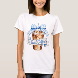 Zomer IJskoude Koffie PNG Waterverf Koude Brouw On T-shirt