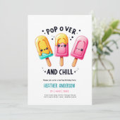 Zomer Ijslolly IJspop Ijsje Verjaardag Kinderen Kaart (Staand voorkant)