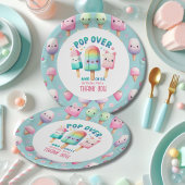 Zomer Ijslolly IJspop Ijsje Verjaardag Kinderen Papieren Bordje