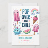 Zomer Ijslolly Popsicle Ijs Verjaardag Kinderen Kaart (Voorkant)