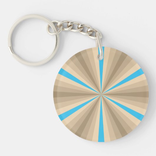 Zomer Illusie Acryl Sleutelhanger (Voorkant)