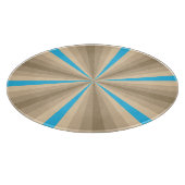 Zomer Illusie Glas Snijplank (Hoek)