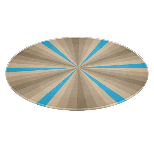 Zomer Illusie Glas Snijplank (Hoek)