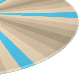 Zomer Illusie Glas Snijplank (Hoek)