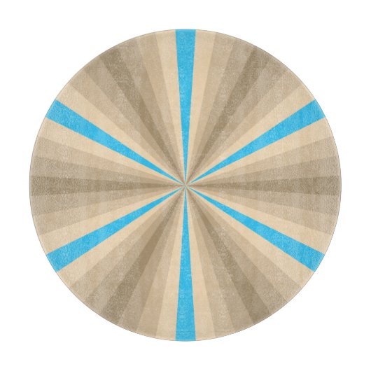 Zomer Illusie Glas Snijplank (Voorkant)