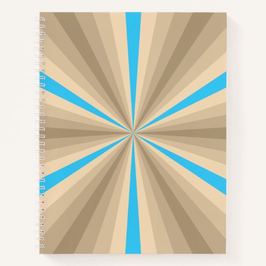 Zomer Illusie Spiraal Notebook Notitieboek (Voorkant)