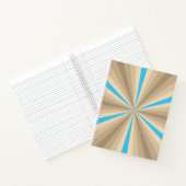Zomer Illusie Spiraal Notebook Notitieboek (Binnen)