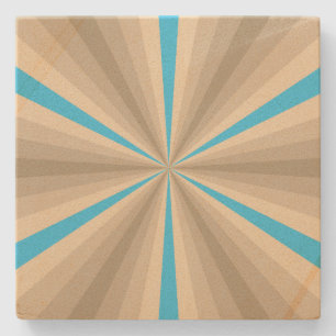 Zomer Illusie Steen Coaster Stenen Onderzetter