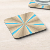 Zomer Illusie Vierkant Coaster Onderzetter (Linkerzijde)