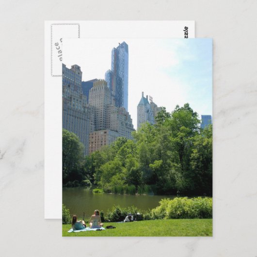 Zomer in Central Park ... New York City Briefkaart (Voorkant / Achterkant)