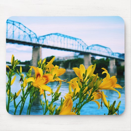 Zomer in Chattanooga, TN - Walnut Street Bridge Muismat (Voorkant)
