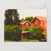 Zomer in Dalarna Briefkaart (Achterkant)