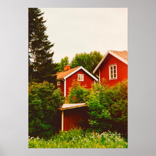 Zomer in Dalarna Poster (Voorkant)