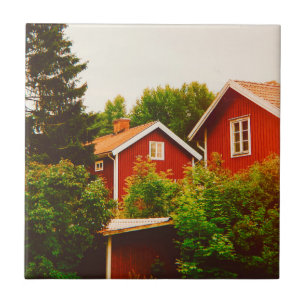 Zomer in Dalarna Tegeltje