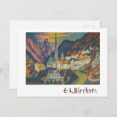 Zomer in Davos door E.L. Kirchener (1925) Briefkaa Briefkaart (Voorkant / Achterkant)