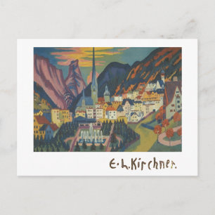 Zomer in Davos door E.L. Kirchener (1925) Briefkaa Briefkaart