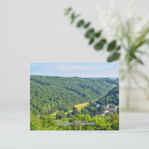 Zomer in de Belgische Ardennen Feestdagenkaart