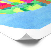 Zomer in de benedenstad Manhattan Poster (Hoek)