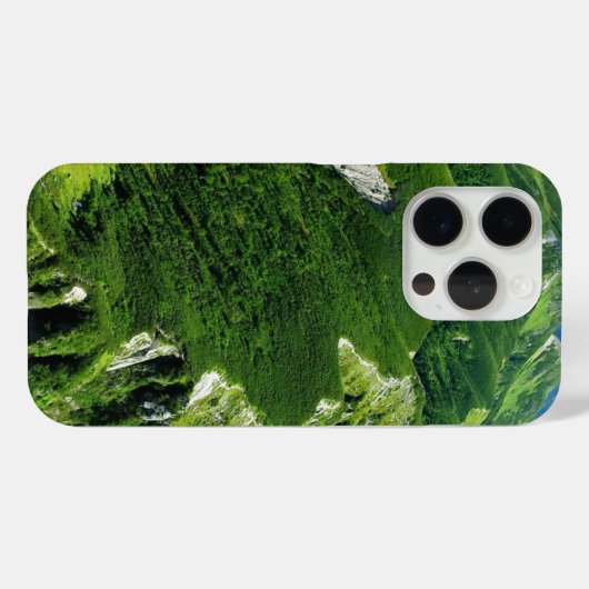 Zomer in de bergen Case-Mate iPhone case (Achterkant (horizontaal))