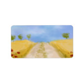 zomer in de digitale kunstscène van de vallei etiket (Voorkant)