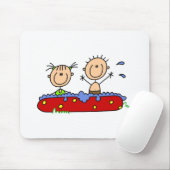 Zomer in de pool muismat (Met muis)