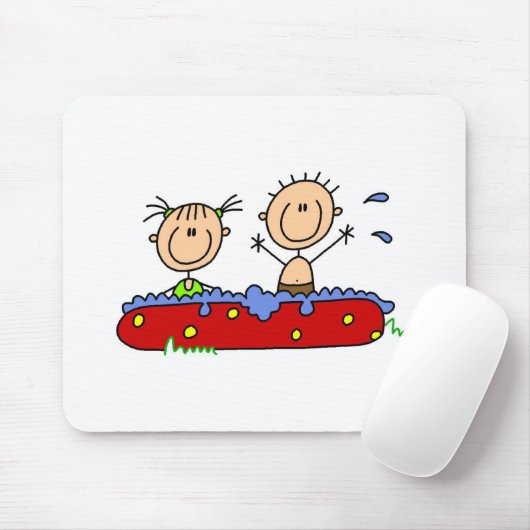 Zomer in de pool muismat (Met muis)