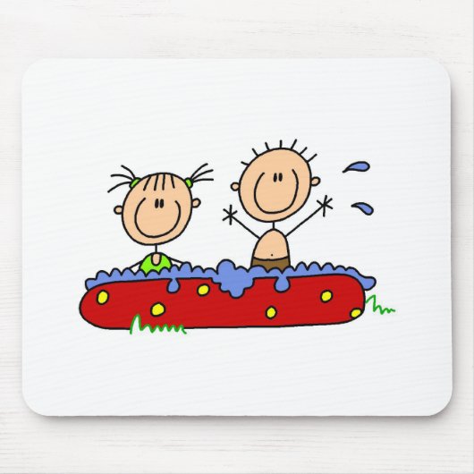 Zomer in de pool muismat (Voorkant)