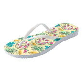 Zomer in de pool teenslippers (Schuin)