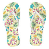 Zomer in de pool teenslippers (Voetbed)