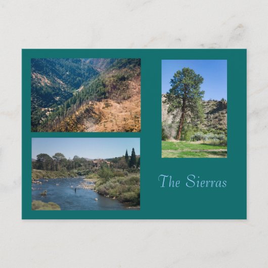 Zomer in de Sierras Briefkaart (Voorkant)