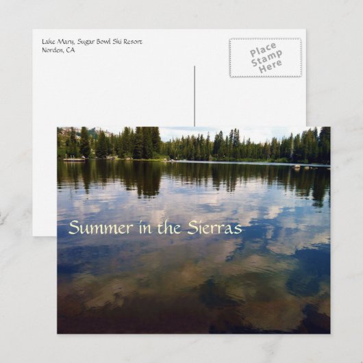 Zomer in de Sierras Briefkaart (Voorkant / Achterkant)