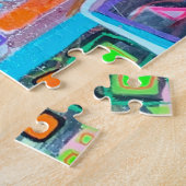 Zomer in de stad 20 x 20 Puzzel Legpuzzel (Zijkant)