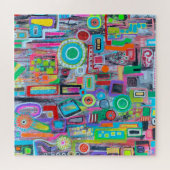 Zomer in de stad 20 x 20 Puzzel Legpuzzel (Horizontaal)