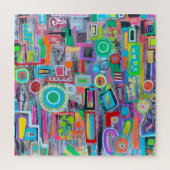 Zomer in de stad 20 x 20 Puzzel Legpuzzel (Verticaal)