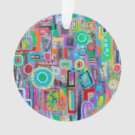 Zomer in de stad Acryl Ornament