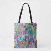Zomer in de stad Canvas tas (Voorkant)