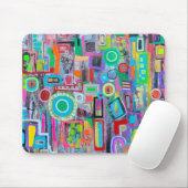 Zomer in de stad Mousepad Muismat (Met muis)