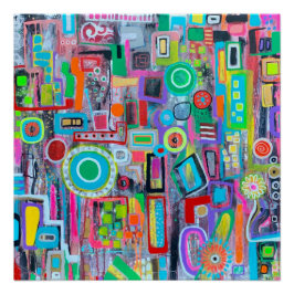 Zomer in de stad Perfect Poster