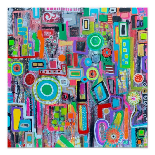 Zomer in de stad Perfect Poster (Voorkant)