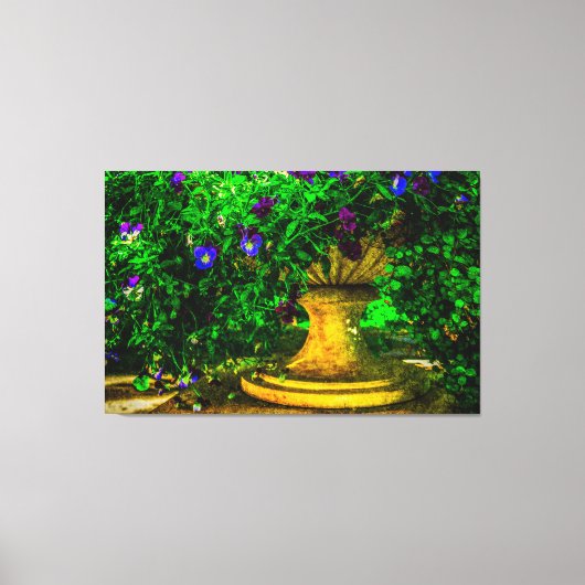 Zomer in de tuin canvas afdruk (Voorkant)