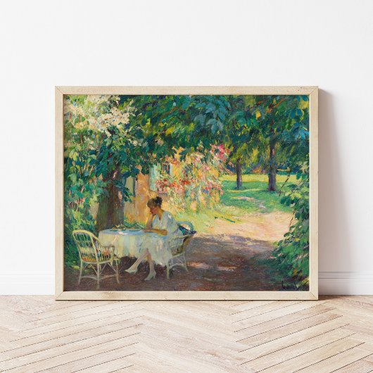 Zomer in de tuin | Edward Cucuel Poster