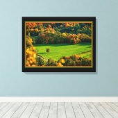 Zomer in de vallei canvasprint canvas afdruk (Insitu (Houten vloer))