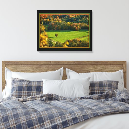 Zomer in de vallei canvasprint canvas afdruk (Insitu (Slaapkamer))