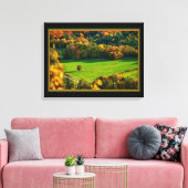 Zomer in de vallei canvasprint canvas afdruk (Insitu (Woonkamer))