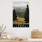 zomer in Duitsland reisaffiche Poster (Keuken)