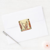 Zomer in Frankrijk Art Deco Stickers (Envelop)