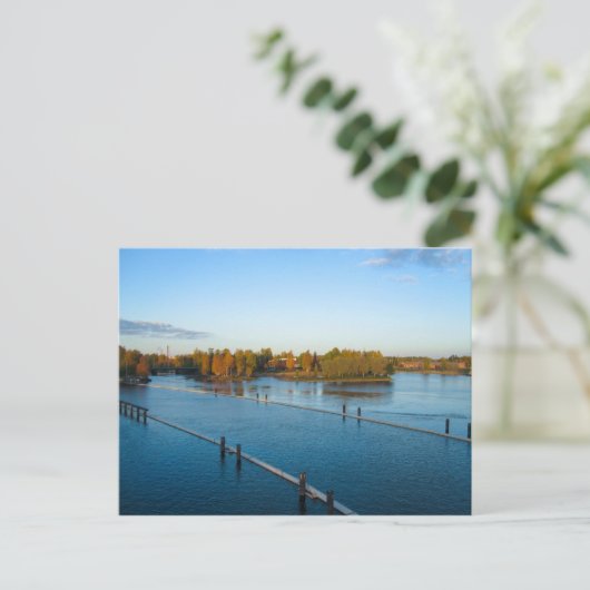 Zomer in het Briefkaart Joensuu (Staand voorkant)