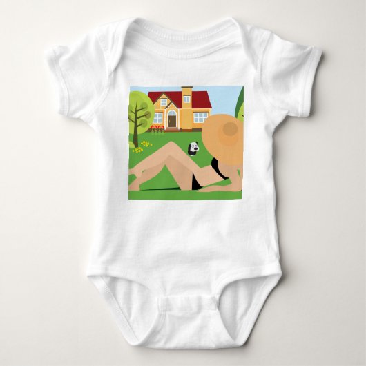 Zomer in het dorp romper (Voorkant)